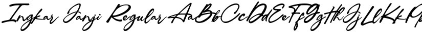 Ingkar Janji font download