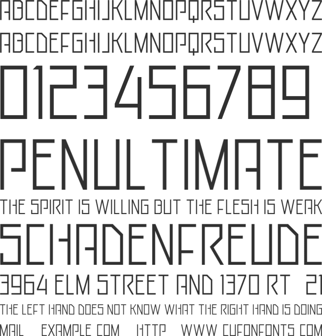 Random 12 font preview