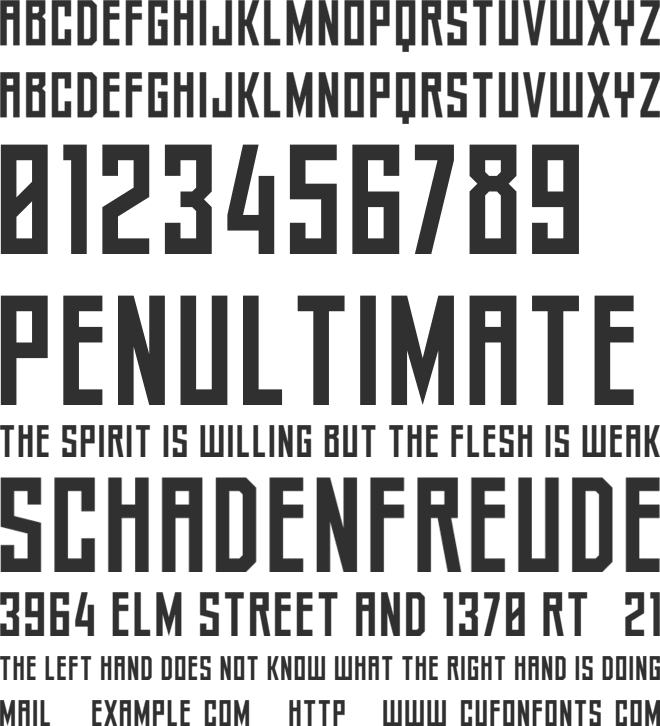 Random 2 font preview