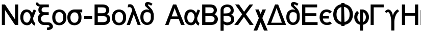 Naxos-Bold font