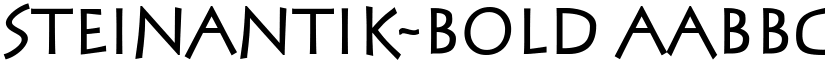 SteinAntik-Bold font