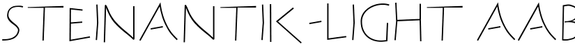 SteinAntik-Light font