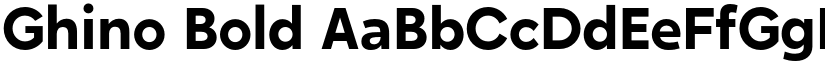 Ghino Bold font