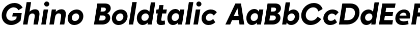 Ghino Boldtalic font