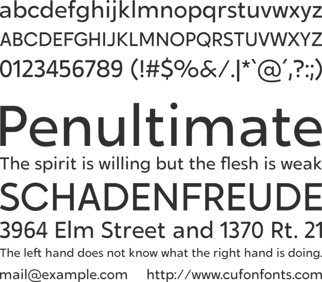 Ghino font preview