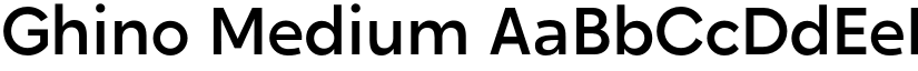 Ghino Medium font