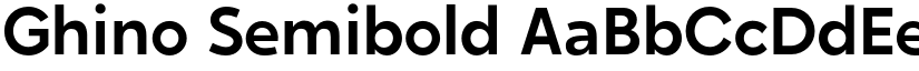 Ghino Semibold font