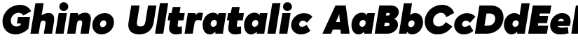 Ghino Ultratalic font