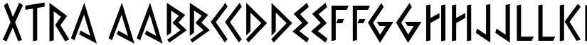 Xtra font