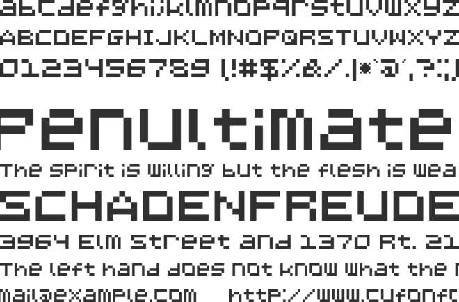 Reblinking VIP font preview