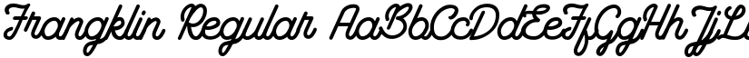 Frangklin Regular font