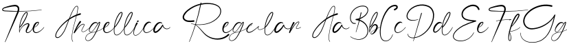 The Angellica Regular font