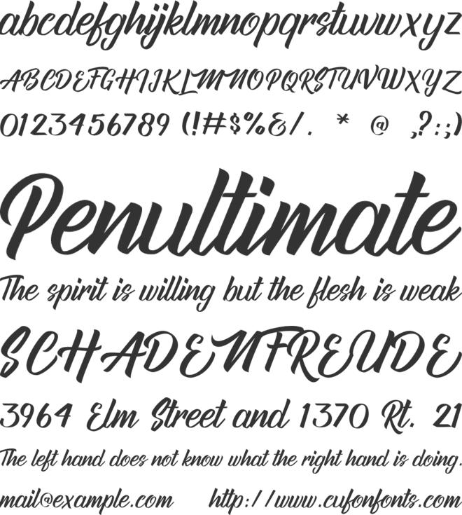 Rockhead font preview