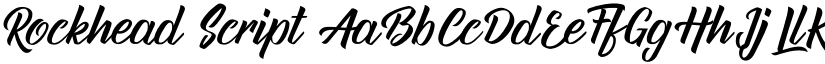 Rockhead Script font