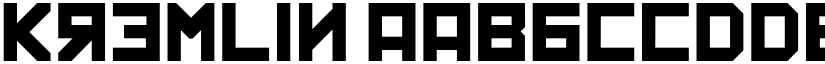 Kremlin font