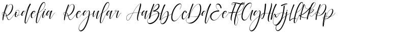 Rodelia font download
