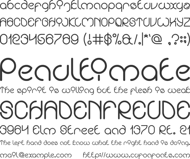 EXTRAORDINARY CRAFT font preview