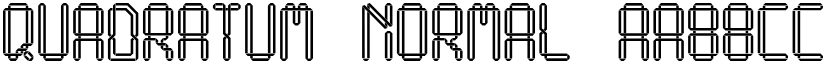 Quadratum Normal font