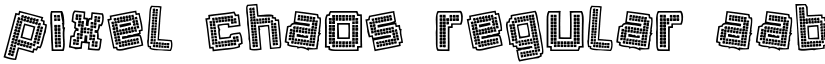 Pixel Chaos Regular font