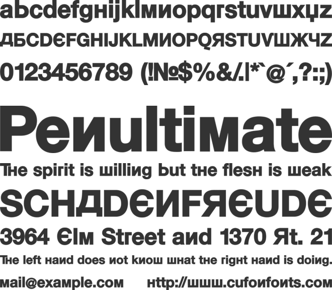 Kyrilla font preview