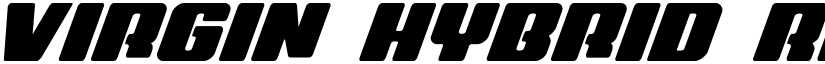 Virgin Hybrid Regular font