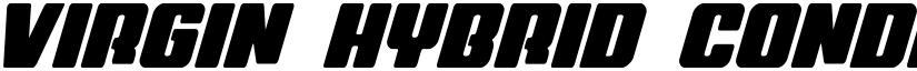 Virgin Hybrid Condensed Condensed font