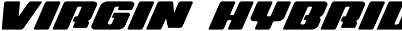Virgin Hybrid Expanded Expanded font