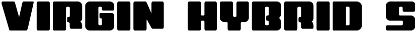 Virgin Hybrid Straight Regular font
