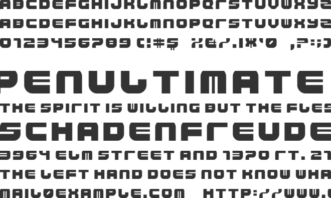 Trip Trap font preview