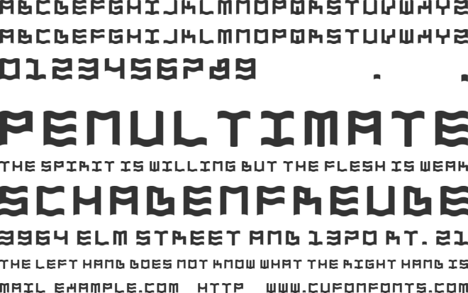 Zdyk Aquarius font preview