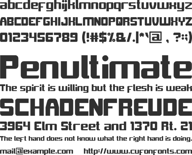Love Is Attention font preview