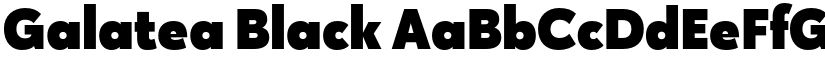 Galatea Black font
