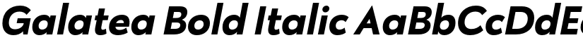 Galatea Bold Italic font