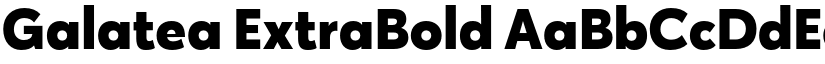 Galatea ExtraBold font