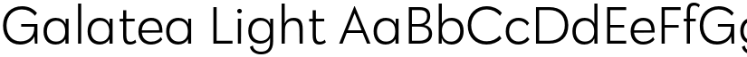 Galatea Light font
