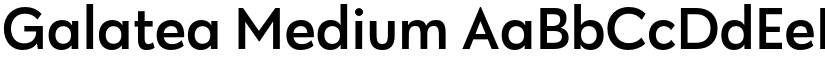 Galatea Medium font