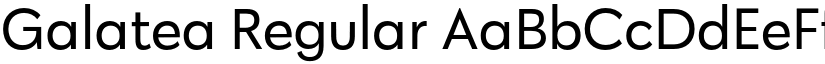 Galatea Regular font