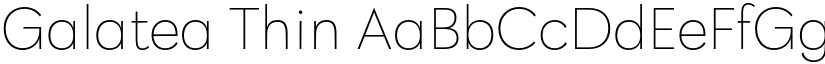 Galatea Thin font