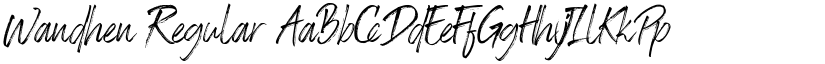 Wandhen Regular font