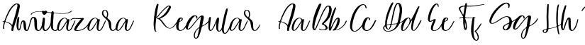 Amitazara Regular font