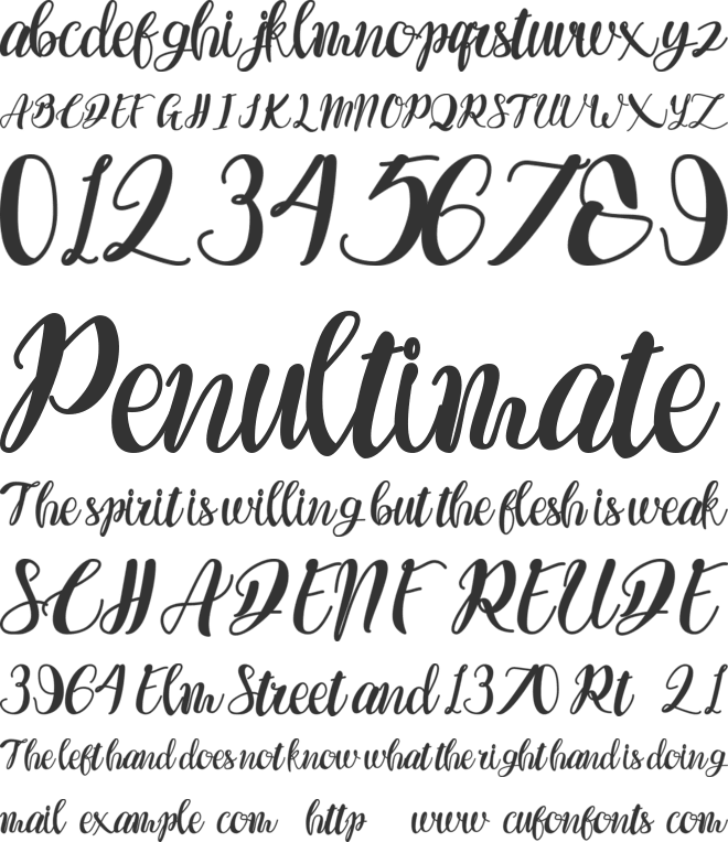 Magnillium font preview