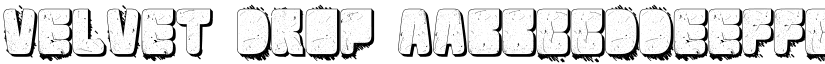 Velvet Drop font