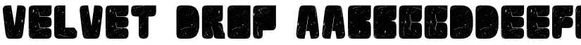 Velvet Drop font