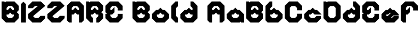 BIZZARE Bold font