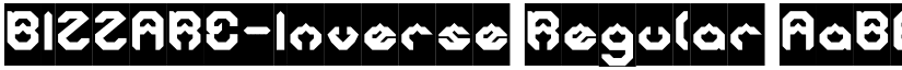 BIZZARE-Inverse Regular font