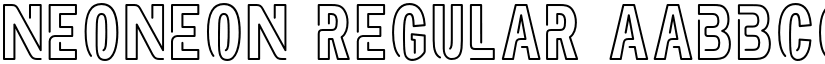 Neoneon font download