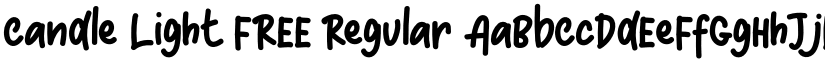 Candle Light FREE Regular font