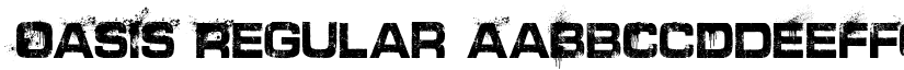 OASIS Regular font