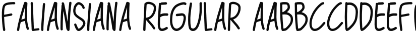 Faliansiana Regular font