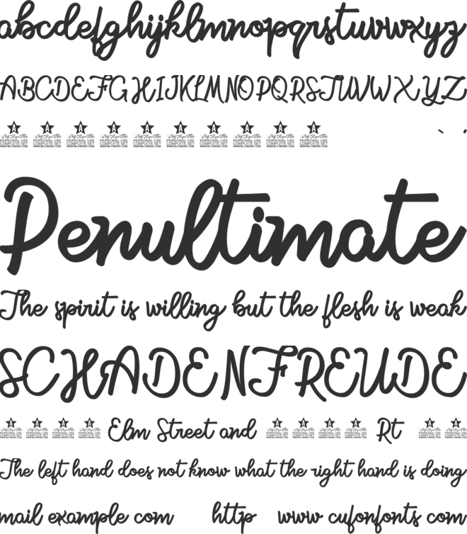 Magical Waste Personal Use font preview